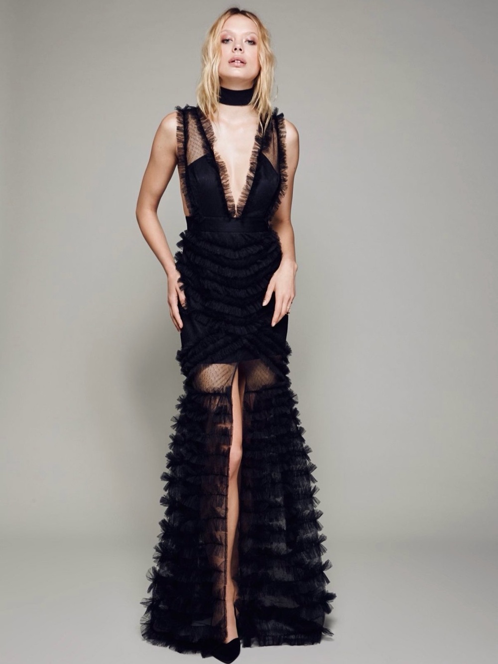 Alice McCall x Free People All Black Everything Gown